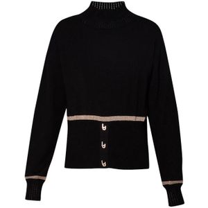 Liu Jo, Dames, Truien, Zwart, Maat: 2XS