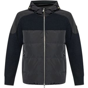 Moose Knuckles, Heren, Jassen, Zwart, Maat: M Wol,