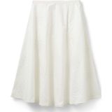Sofie Schnoor - A-lijnrok - Wit - Geborduurd - Katoen
