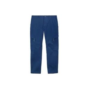 Burberry Cargo broek met geborduurd logo , Blue , Heren , Maat: S