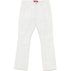 Junya Watanabe - Jeans - Wit - Heren - Straight Leg Denim Broek