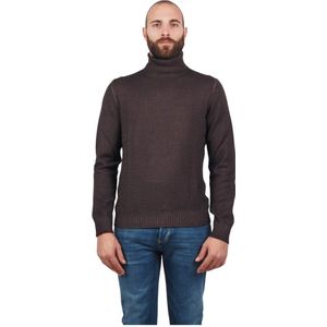 Barba, Heren, Truien, Bruin, Maat: 2XL Wol,