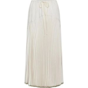 Vince, Dames, Rokken, Wit, Maat: L Satijn,