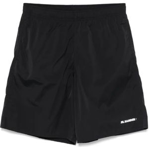 Jil Sander, Heren, Korte broeken, Zwart, Maat: L