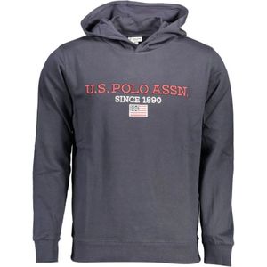 U.s. Polo Assn. - Cotton Sweater - Blauw - Heren - Capuchon