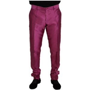 Dolce & Gabbana, Heren, Broeken, Paars, Maat: S