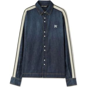 Palm Angels - Denim Overshirt - Blauw - Denim