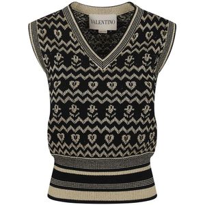 Valentino Garavani, Dames, Truien, Veelkleurig, Maat: XS Wol,