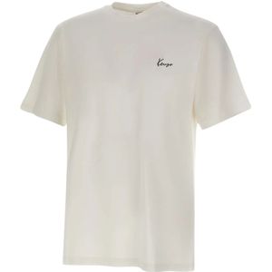Kenzo, Heren, Tops, Wit, Maat: S Katoen,