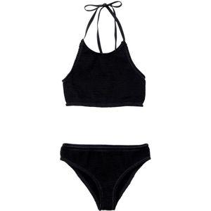 Bottega Veneta, Dames, Badkleding, Zwart, Maat: XS Tweed,