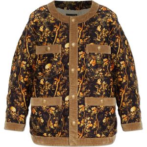 R13, Dames, Jassen, Bruin, Maat: XS Katoen,