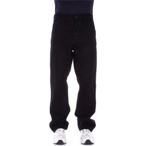 Carhartt Wip, Heren, Jeans, Zwart, Maat: W28 Katoen,
