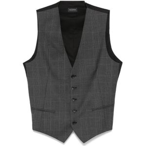 Tagliatore, Heren, Pakken, Grijs, Maat: M Katoen,