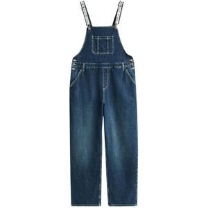 Tommy Jeans, Dames, Jumpsuits & Playsuits, Blauw, Maat: XS Katoen,