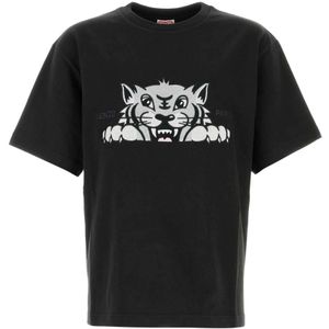 Kenzo, Heren, Tops, Zwart, Maat: L Katoen,