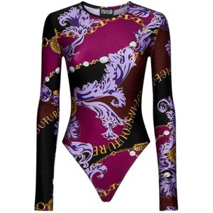 Versace Jeans Couture, Dames, Tops, Veelkleurig, Maat: XS