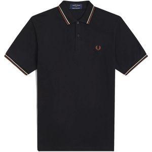 Fred Perry, Heren, Tops, Zwart, Maat: 3XS Katoen,