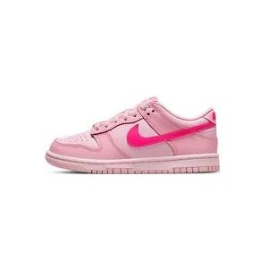 Nike Triple Pink Barbie Dunk Low , Pink , Dames , Maat: 37 1/2 EU
