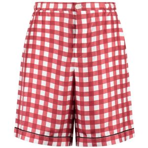 Prada, Heren, Korte broeken, Veelkleurig, Maat: S Zijde,