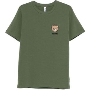 Moschino, Heren, Tops, Groen, Maat: XL Katoen,