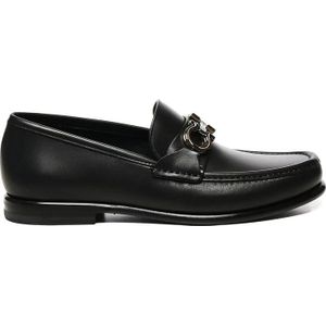 Ferragamo, Heren, Schoenen, Zwart, Maat: 43 EU Leer,