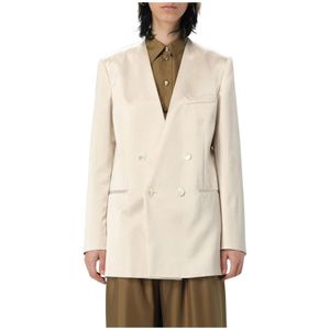 Philosophy di Lorenzo Serafini, Dames, Jassen, Beige, Maat: XS Satijn,