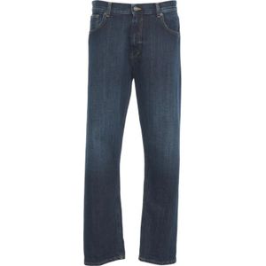 Dondup, Heren, Jeans, Blauw, Maat: W30 Denim,