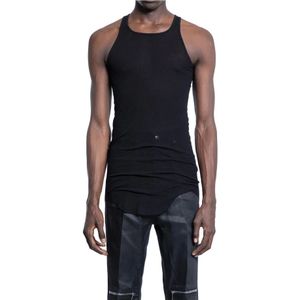 Rick Owens, Heren, Tops, Zwart, Maat: S Zijde,