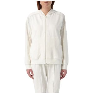 Brunello Cucinelli, Dames, Sweatshirts & Hoodies, Beige, Maat: S