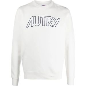 Autry, Heren, Sweatshirts & Hoodies, Wit, Maat: XS
