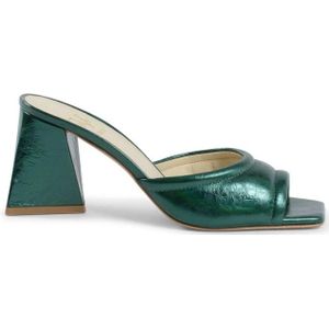 19v69 Italia, Dames, Schoenen, Groen, Maat: 37 EU Leer,