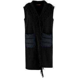 Herno, Dames, Jassen, Zwart, Maat: ONE Size Wol,