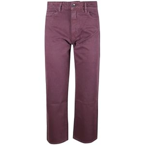 Icon Denim, Dames, Jeans, Rood, Maat: W26 Katoen,