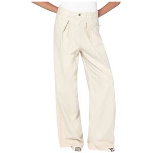 Haikure, Dames, Jeans, Beige, Maat: W25 Denim,