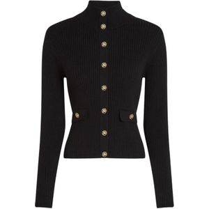 Karl Lagerfeld, Dames, Truien, Zwart, Maat: M