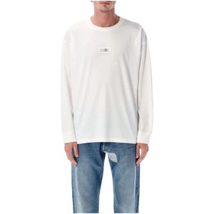 MM6 Maison Margiela, Heren, Tops, Beige, Maat: 2XL Katoen,