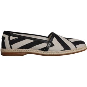 Dolce & Gabbana - Espadrille - Zwart en Wit - Casual Schoenen