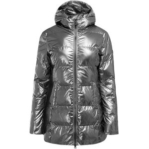 Emporio Armani Ea7, Dames, Jassen, Grijs, Maat: L Leer,