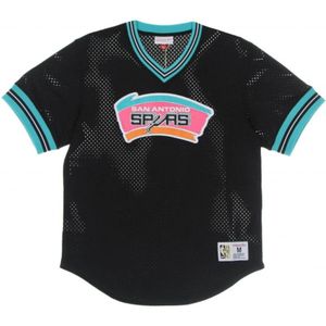 Mitchell & Ness, Heren, Tops, Zwart, Maat: S Jersey,