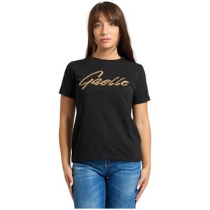 Gaëlle Paris, Dames, Tops, Zwart, Maat: XS Katoen,