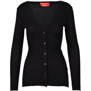 Wild Cashmere, Dames, Truien, Zwart, Maat: M Zijde,