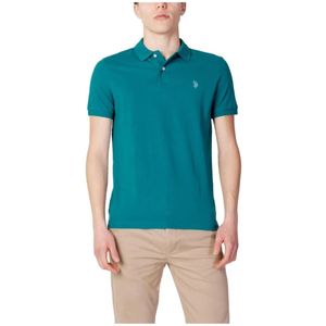U.s. Polo Assn. - Heren Poloshirt - Blauw - Katoen