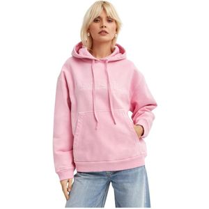 Nanushka, Dames, Sweatshirts & Hoodies, Roze, Maat: M Katoen,