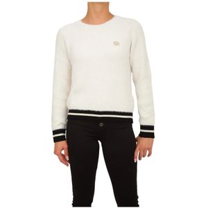 Liu Jo, Dames, Truien, Wit, Maat: M Polyamide,