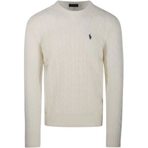 Polo Ralph Lauren, Heren, Truien, Beige, Maat: M Wol,