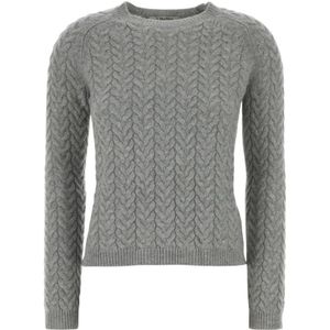 Max Mara, Dames, Truien, Grijs, Maat: S Wol,