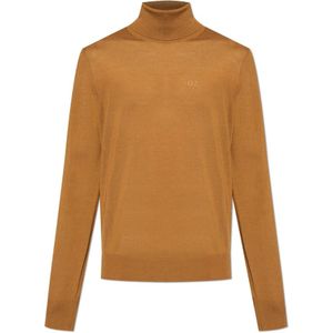 Dsquared2, Heren, Truien, Bruin, Maat: L Wol,
