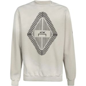A-Cold-Wall, Heren, Sweatshirts & Hoodies, Grijs, Maat: XS Katoen,