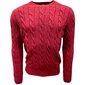 Gran Sasso, Heren, Truien, Rood, Maat: M Wol,