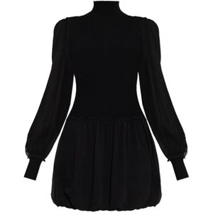 Frame, Dames, Jurken, Zwart, Maat: XS Zijde,